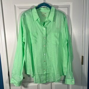 Lilly Pulitzer Light Green Blouse